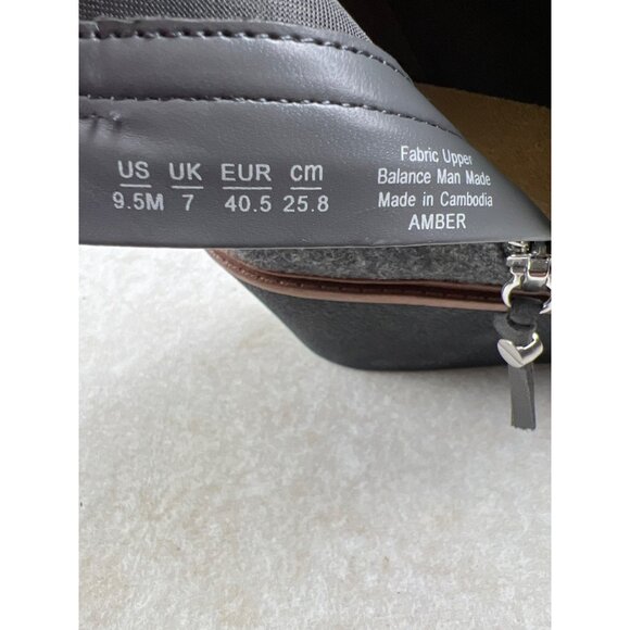 Dr. Scholl's Amber Women's Bootie Boot Wool Wedge Grey Zip Comfort size 9.5 NEW - Picture 10 of 10